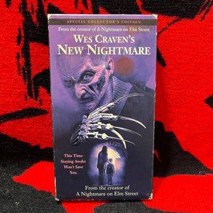 VHS. Wes Craven's New Nightmare Collector's Edition.Tested. 1995 release.